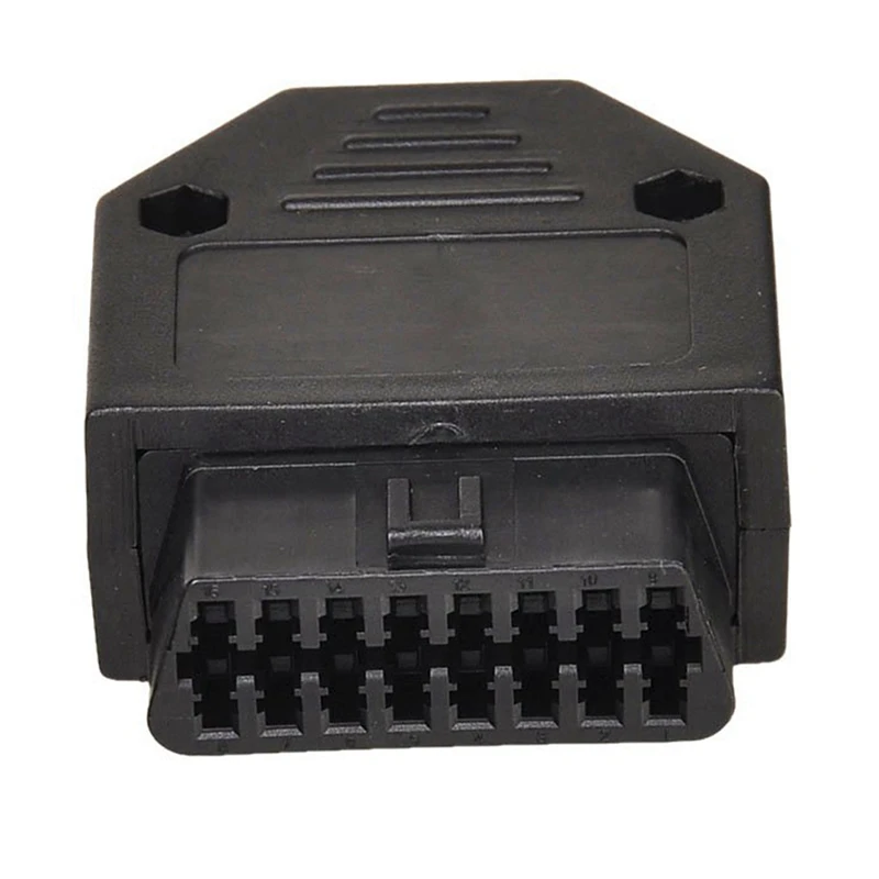 

10X OBD2 OBD II 16 Pin Connector Socket Diagnostic Tool Adapter OBD Connector + Enclosures + Terminal + Screws
