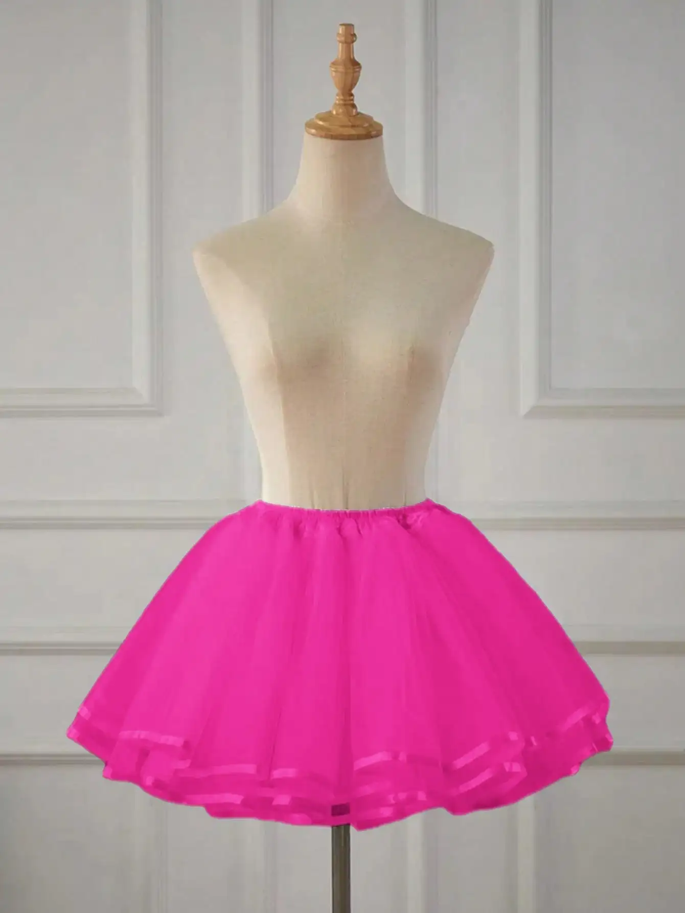 New Hot Skirt Rose skirt Royal blue skirt Puffy Tulle Lolita Underskirt cosplay Boneless