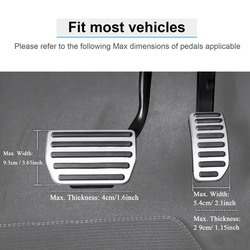 Car Pedal Extender Car Clutch Foot Pedal Accelerator Pedals Extender Short Drivers Extensions Auto Brake Accessories