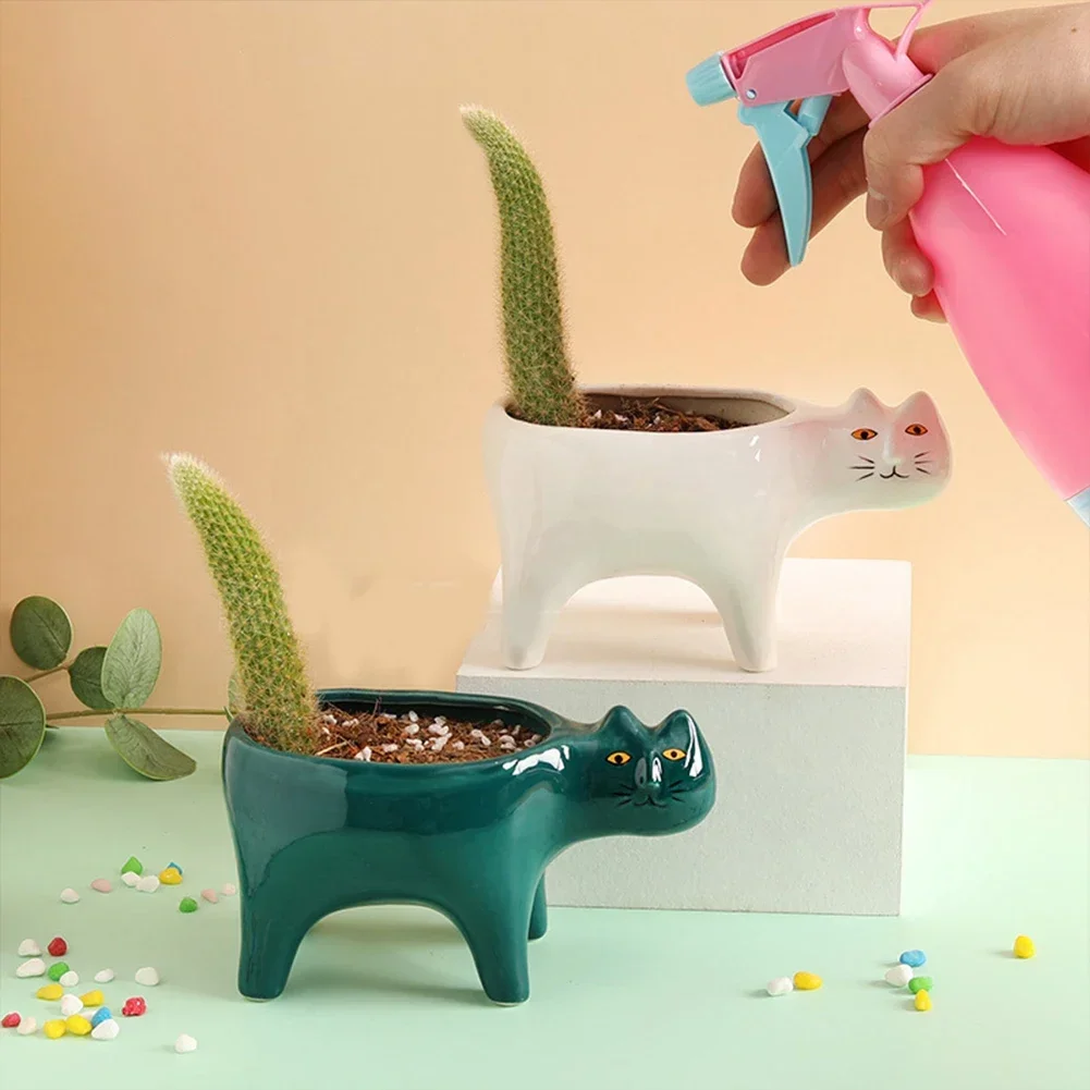 Cat Shape Garden Pots 1