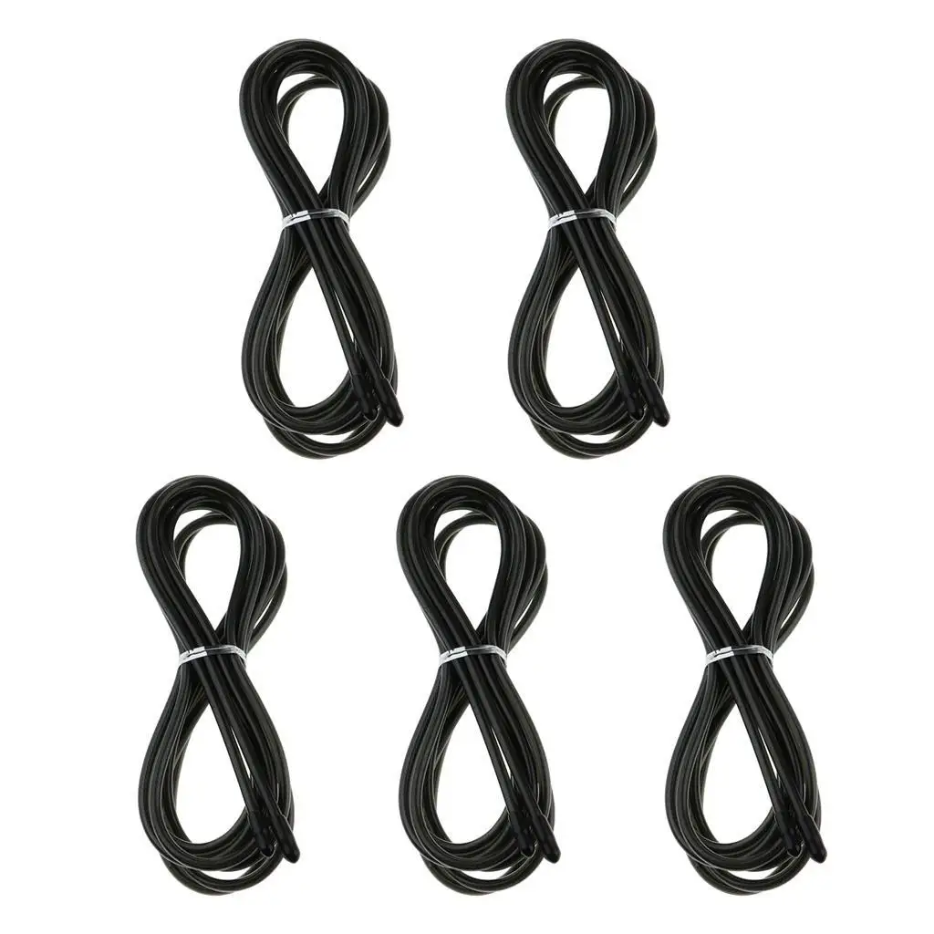 

5pack/lot Lightweight Speed Rope Replacement Cable Made With Steel And PVC For Easy Easy Install