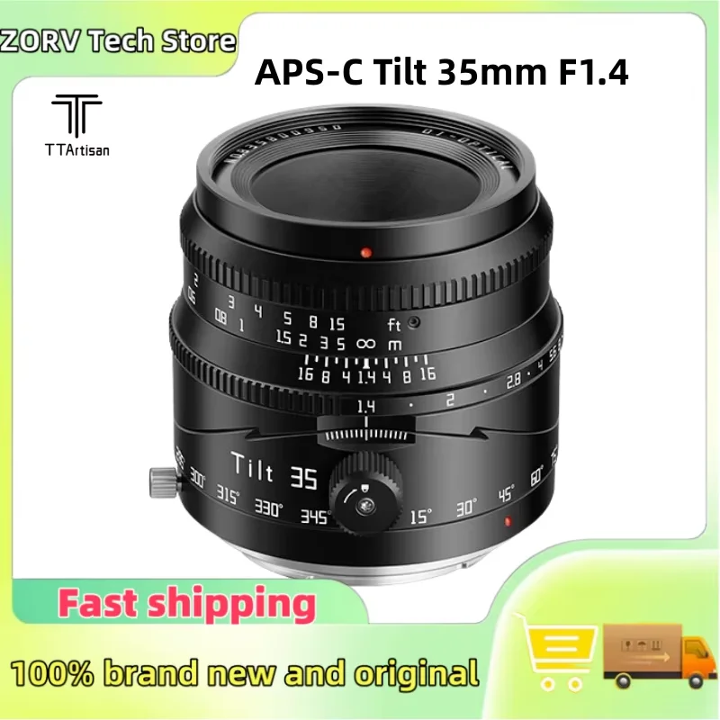 TTArtisan 35mm F1.4 틸트 렌즈 APS-C MF 360 °    A7M2 Z..