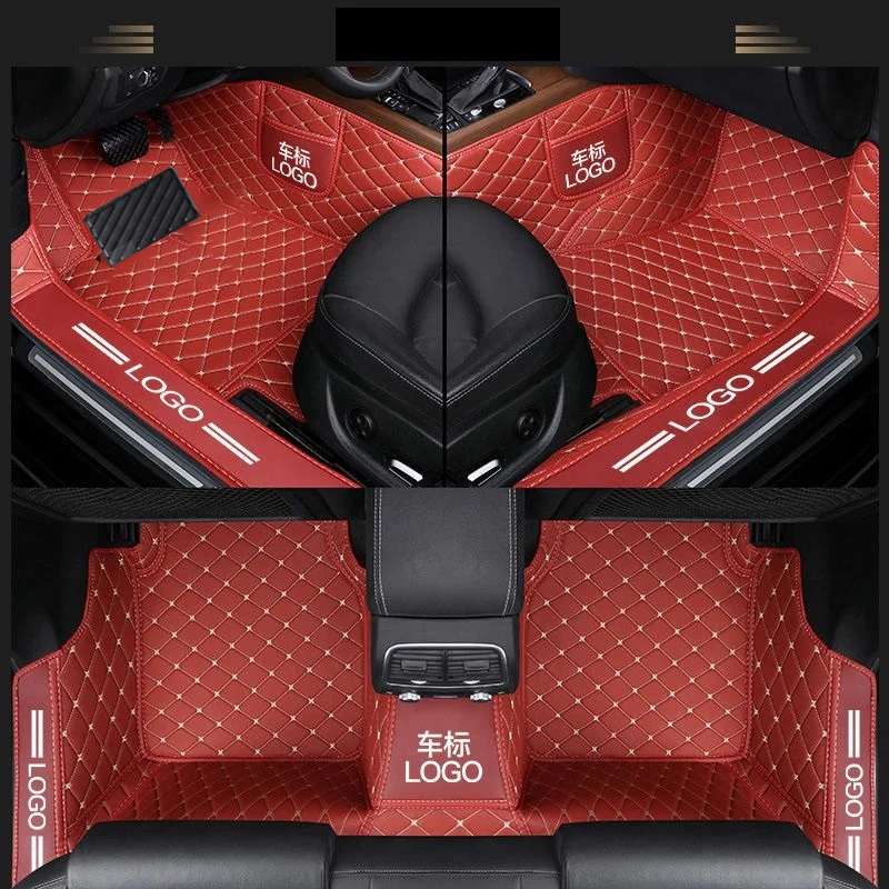 

BHUAN Custom leather car mat for Renault All Models captur logan kadjar trafic scenic armrest megane auto accessories