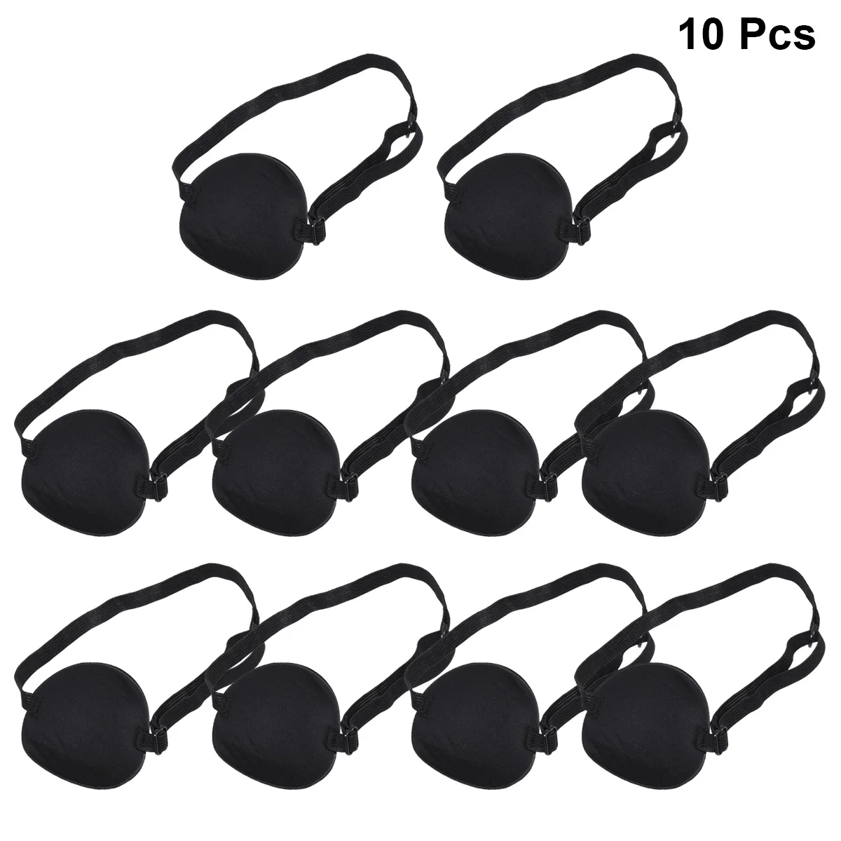

10 Pcs Amblyopia Correction Eye Patch Sponge Blindfolds for Kids Monocular Adjustable Child