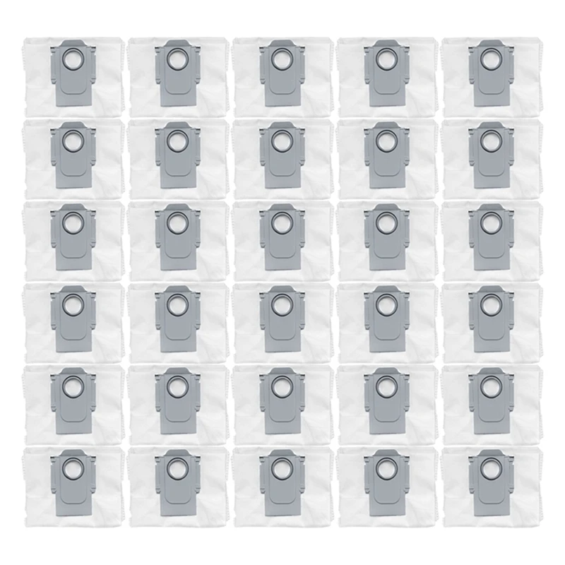 

30Pcs Dust Bag Replacement Accessories For Roborock T8, G10S, Q7 MAX, Q7 Max+, S7 MAXV Ultra Robotic Vacuum Cleaner