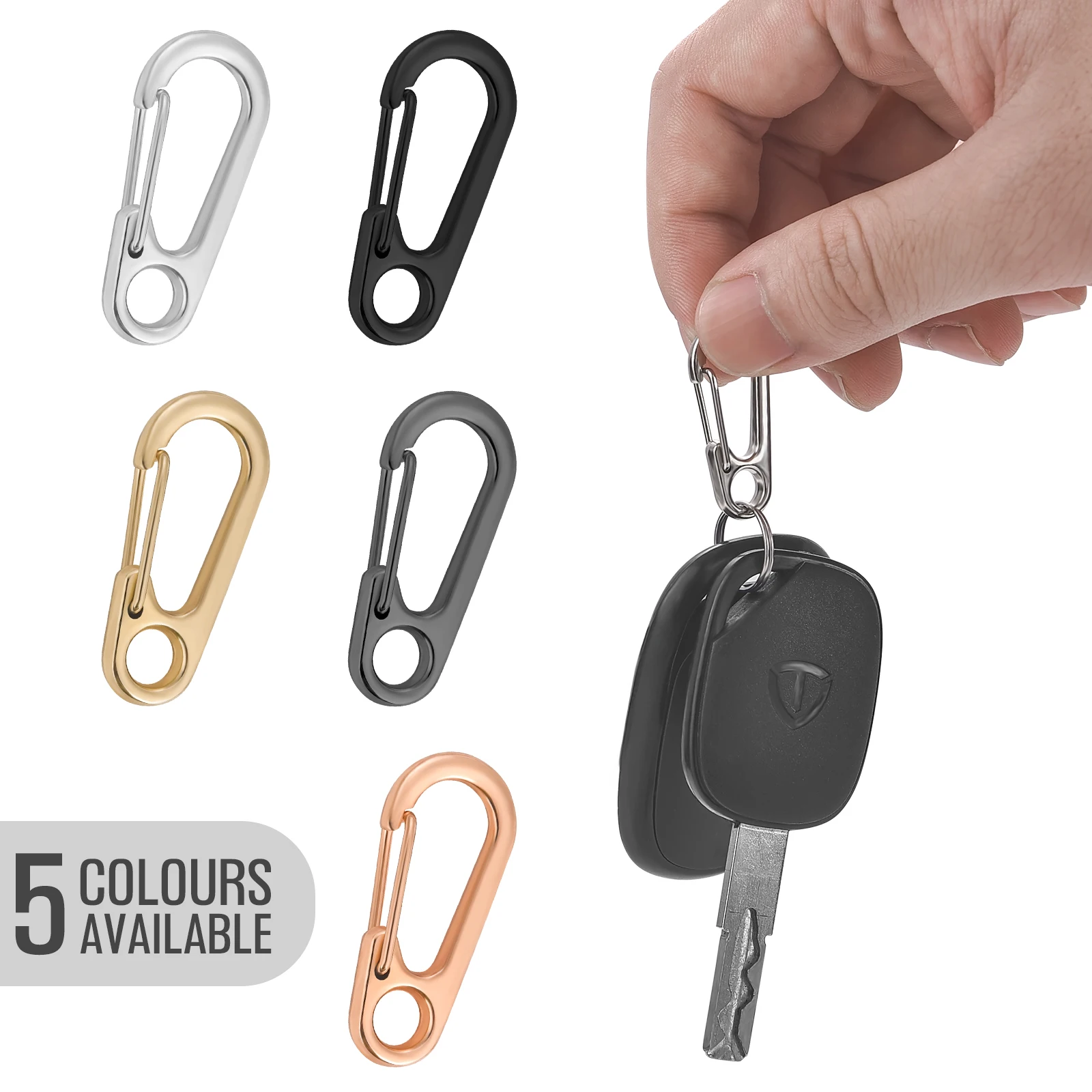Metal Lobster Claw Clasps 5/10/20pcs Lobster Clasp Buckle Keychain Mini Carabiners