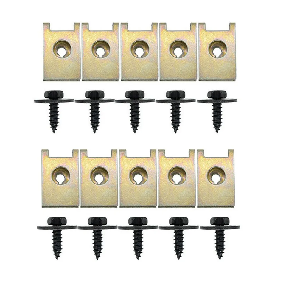 Zelftappende Schroeven Met Metalen Bevestigingsclip - U-type Set Voor Auto Boot Motoren