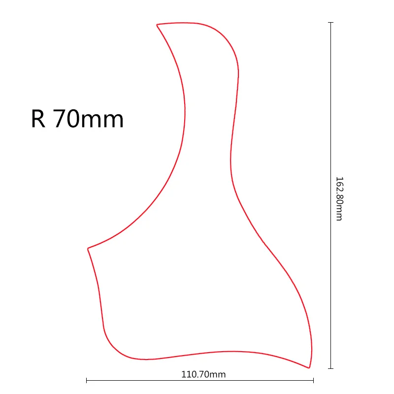 size Acoustic Guitar Pickguard