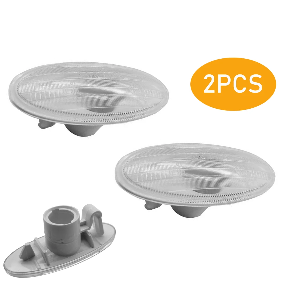 2pc Car Light Front Wing Side Turn Signal Light Cover Fender Marker For Nissan Micra 2010-2017 Car Turn Signal Parking Lamps