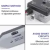 Wire Tracer Circuit Tester 200EP High Accuracy Cable Tone Generator Inductive Amplifier and Probe Kit with Adjustable 6