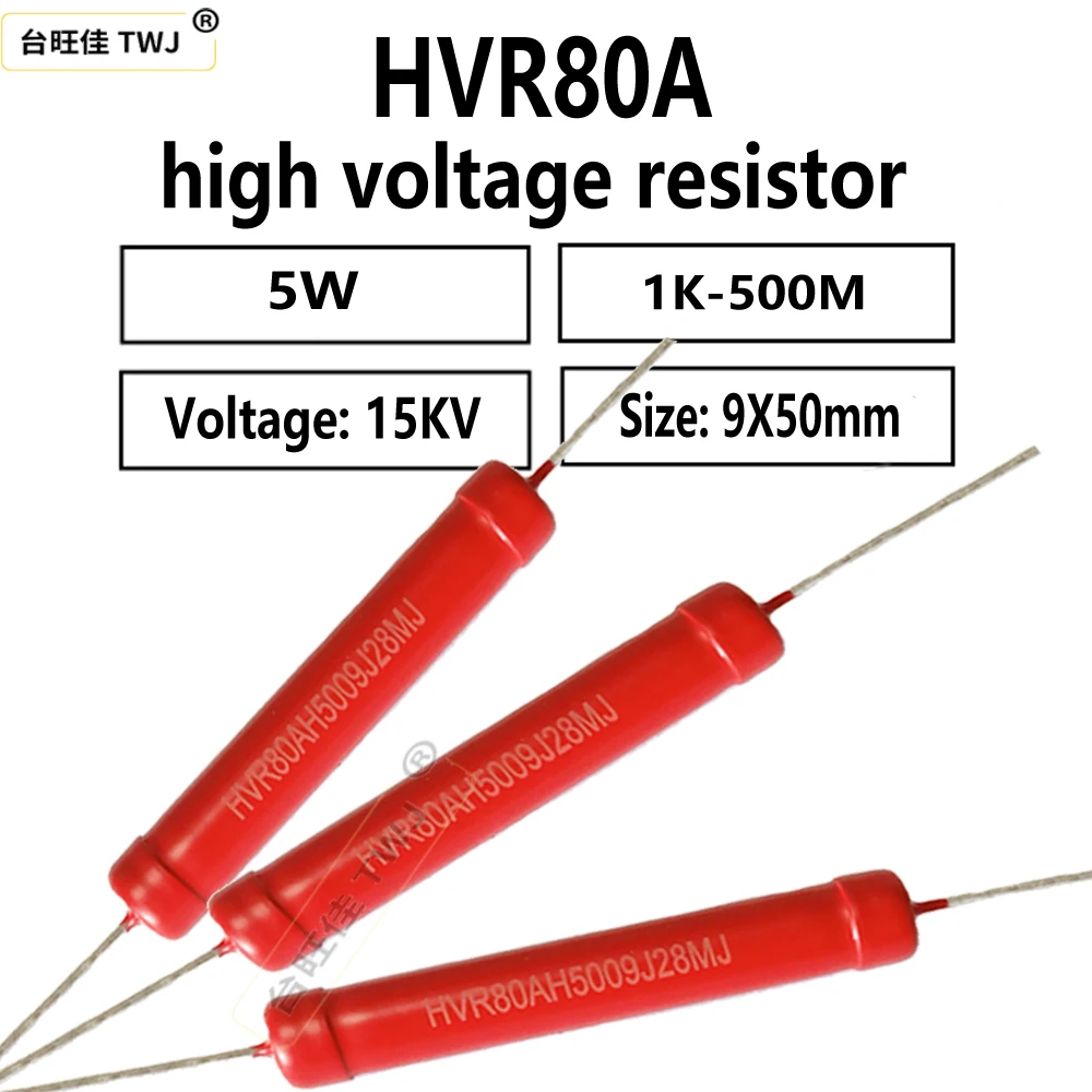 Resistencia-de-alto-voltaje-HVR80AH5009-5W-1K2K100K-300K470K1G-ohmios ...