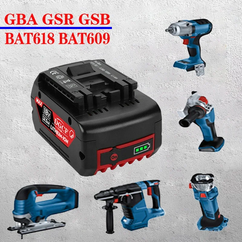 

Сменный литий-ионный аккумулятор BAT610G + AL1820CV для Bosch professional, 18 в, 14,4 Ач, для быстрой зарядки Bosch,-18 в