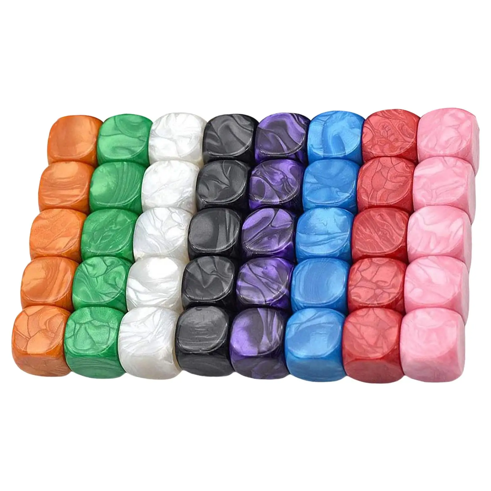 16mm Blank Dices for Role Playing Game, Creative Painting, Dices Making