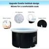 Ice Bath Tub for Athletes, Cold Plunge Tub, Portable Bathtub for Adults Outdoor Inflatable Ice Barrel Home Shower Hot/Cold Bath 6