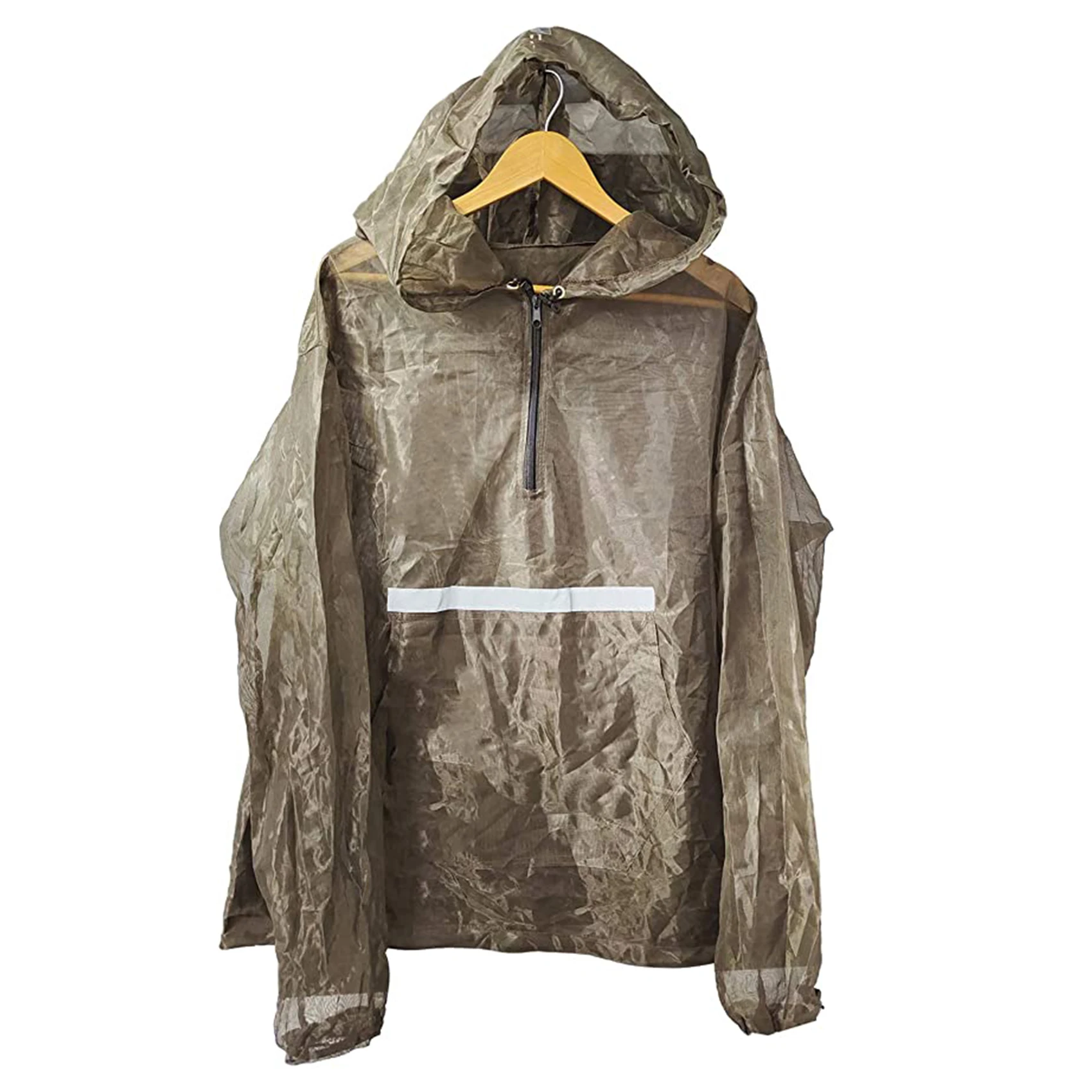 Fly Fishing Clothes Anti-mosquito Jacket Outdoor Ultralight 2000 Mesh Hooded Bug Jacket Net Protective Shirt Insect Shield Camping Fishing