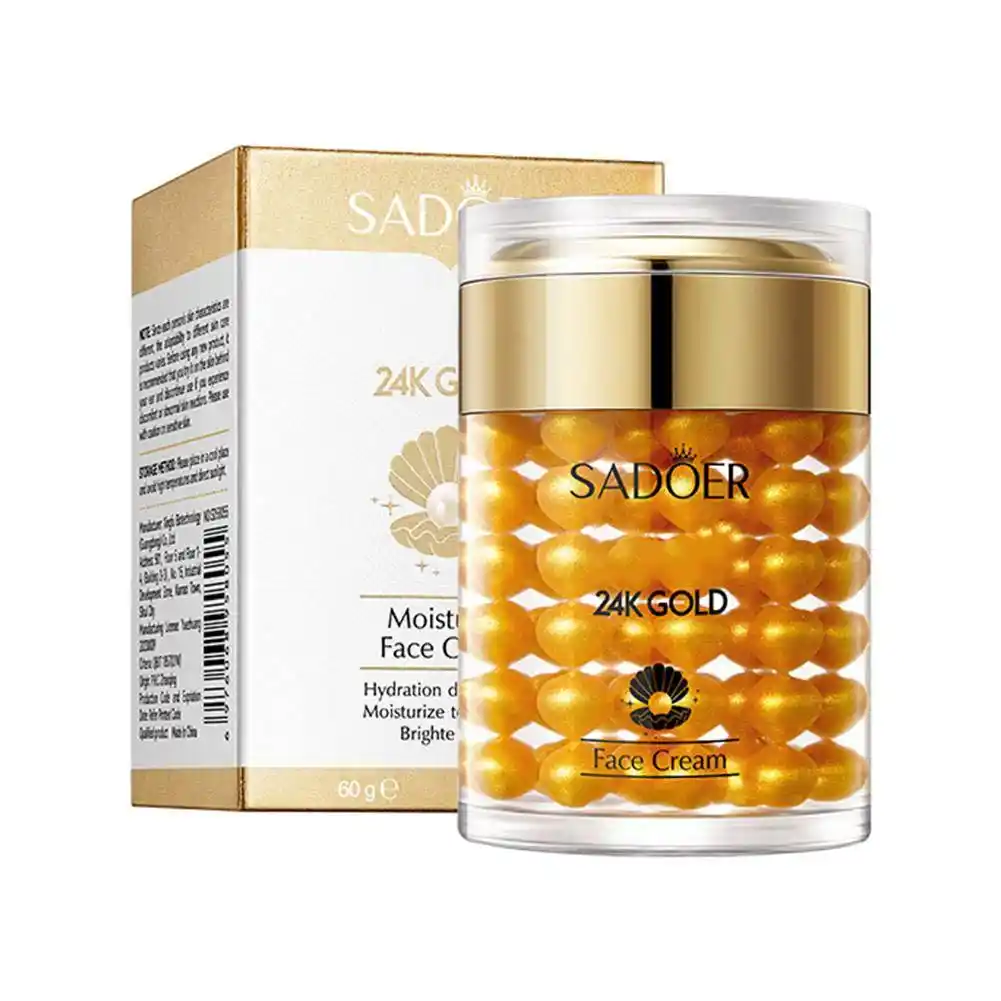 【新品】SADOER パール 24K ゴールド モイスチャライジングクリーム SADOER 24K Golden Pearl Collagen Moisturizing Cream Facial Care