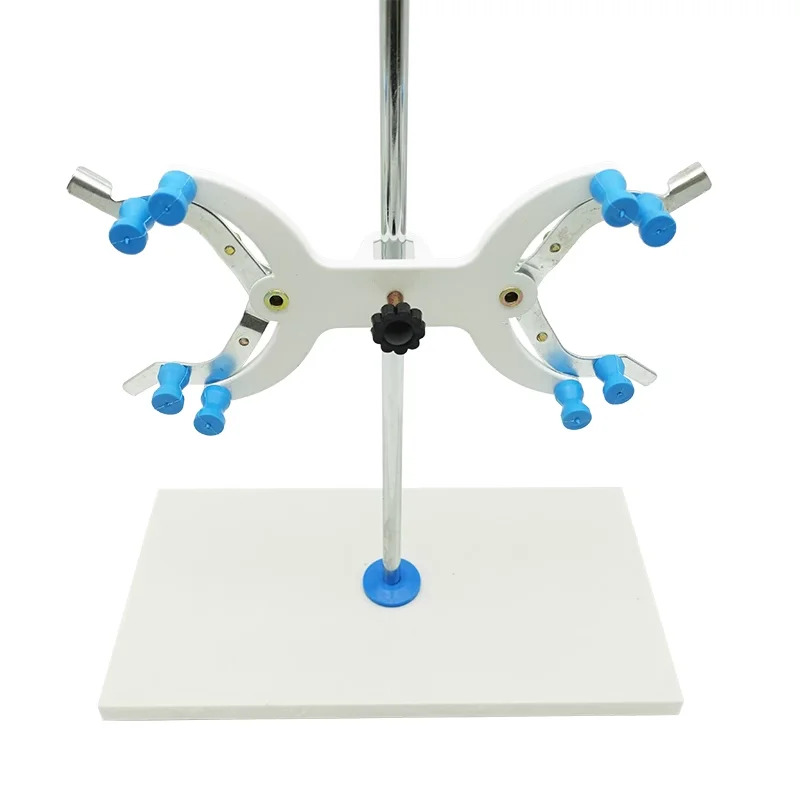 Marble Base for Laboratory Titration Stand Aluminum Burette Clamp Two-way Butterfly Clip Chemistry Experiment Equipment