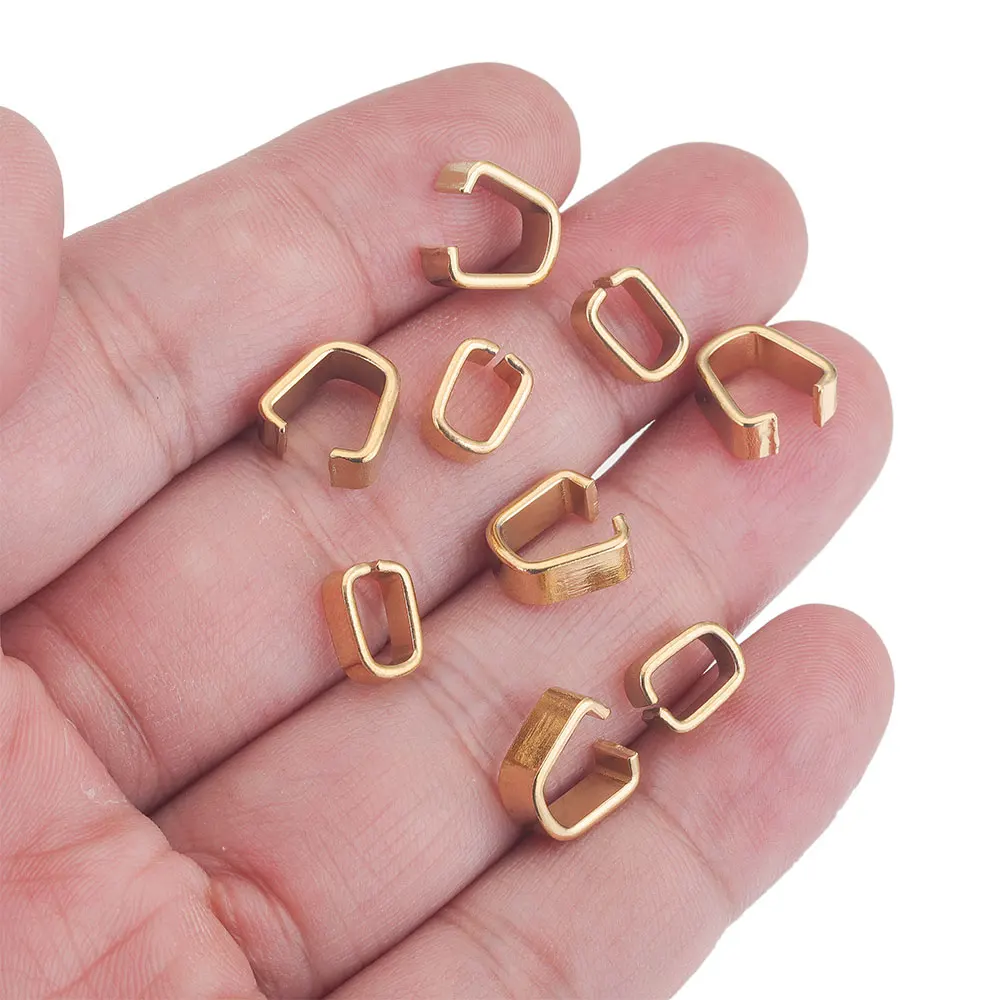 20 Pezzi In Acciaio Inossidabile Ciondolo Clip Connettore - Foto 3