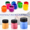 60 Pieces Touch Up Paint Bottles 30 Ml Empty Touch Up Paint Container with Brush & Mixing Ball for Chip Repair Car XY 6
