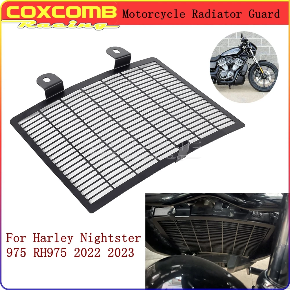 

Aluminum Radiator Grille Guard Fuel Water Tank Protector Shield For Harley Nightster 975 RH975 2022 2023 Motorcycle Accessories