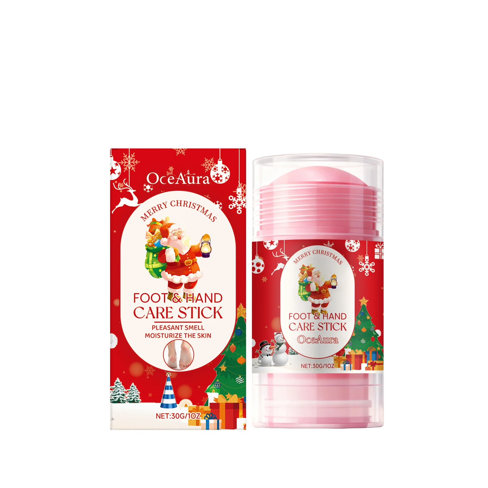 Christmas Hand & Foot Moisturizing Care Stick - Nourishes Hand & Foot Skin, Keeps It Hydrated, Lightweight and Moisturized