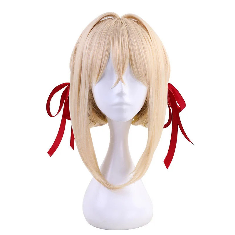 Anime Violet Evergarden Cosplay Costume Violet Dress Wigs Shoes Coat Uniform Halloween Party for Women Girls  Play Comic Con
