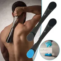 Easy To Use Color Random Back Applicator Velvet Cloth Sponge Lotion Applicator Brush Foldable Self-adjust Body Care Tool Cream 1