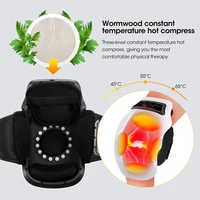 Portable Red Light Knee Massager Heated Massage Equipment for Use with LED Screen Soft Air Wearable Cordless Travel Massager 4