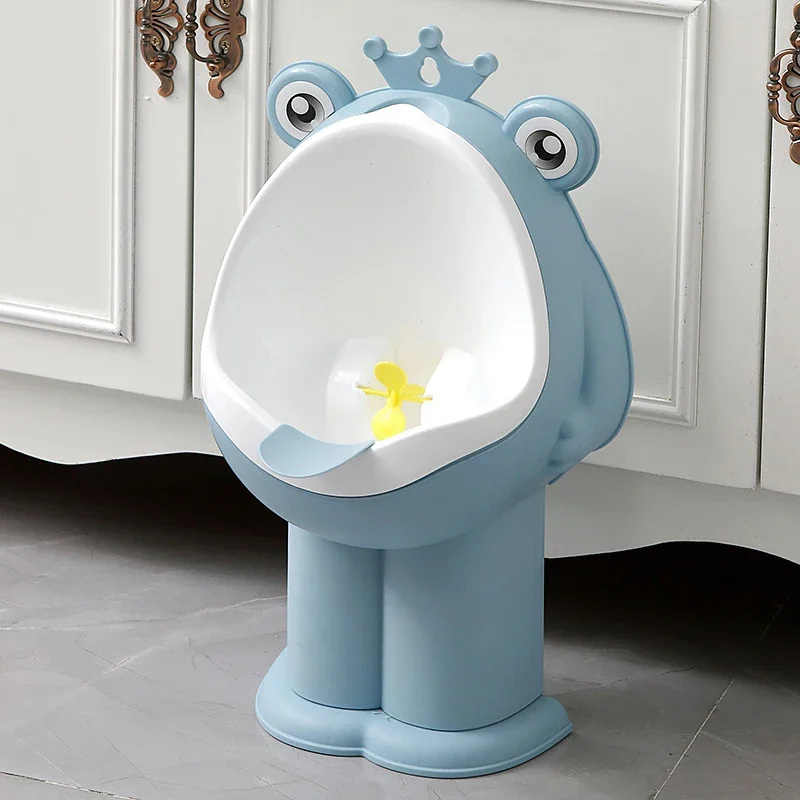 Baby and Children's Toilet Urinal Cartoon Frog Wall-mounted Lift Easy to Wash Portable Boy Urinal 6