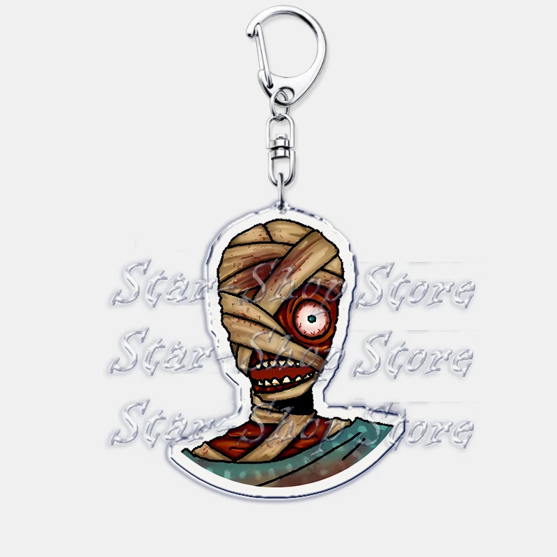 Hot Horror Game Chibis Schlüsselanhänger für Zubehör Tasche Niedliche Jimmy Curly Anya Sallyface Schlüsselanhänger Schmuck Freunde Gamer Gaming Geschenke – Detail 1