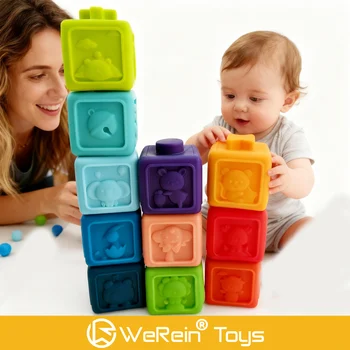 Silicone Baby Building Blocks 1