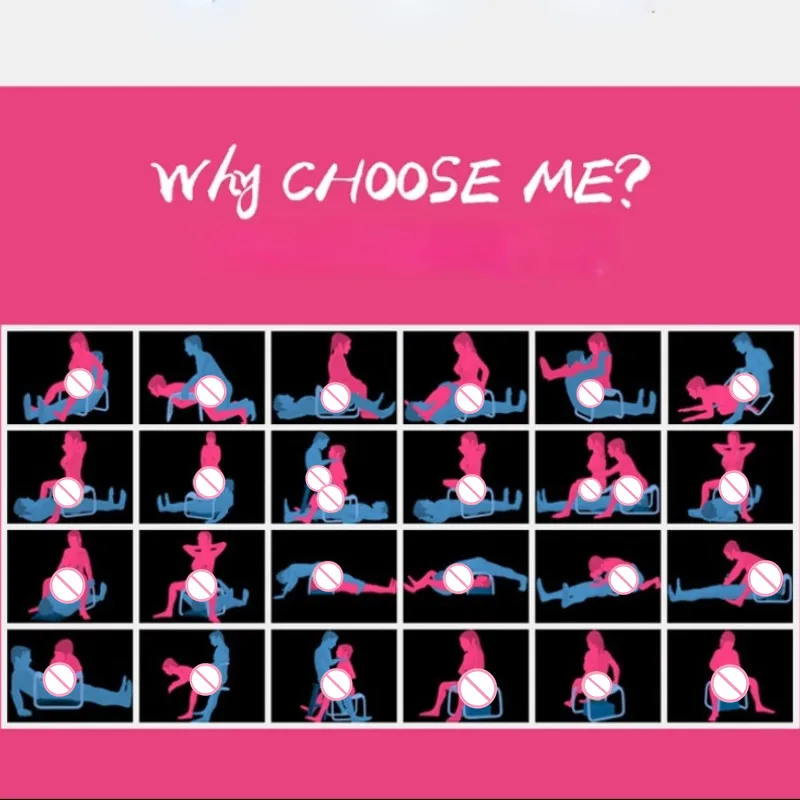 Sex Position Aids Adjustable Height Sex Chair Couples Furniture Female Masturbation Waterproof Furniture Adult Toys