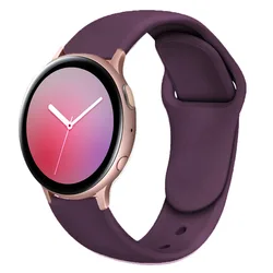 Versatile Silicone Watch Strap - Premium Wristband Replacement for 22mm (Purple)