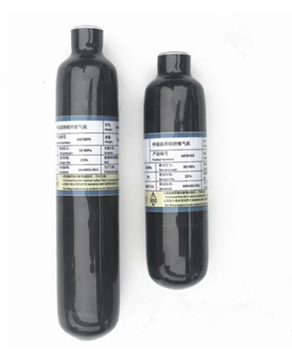 

0.36L 0.5L Carbon Fiber Cylinder Bottle High Pressure Cylinder Bottle
