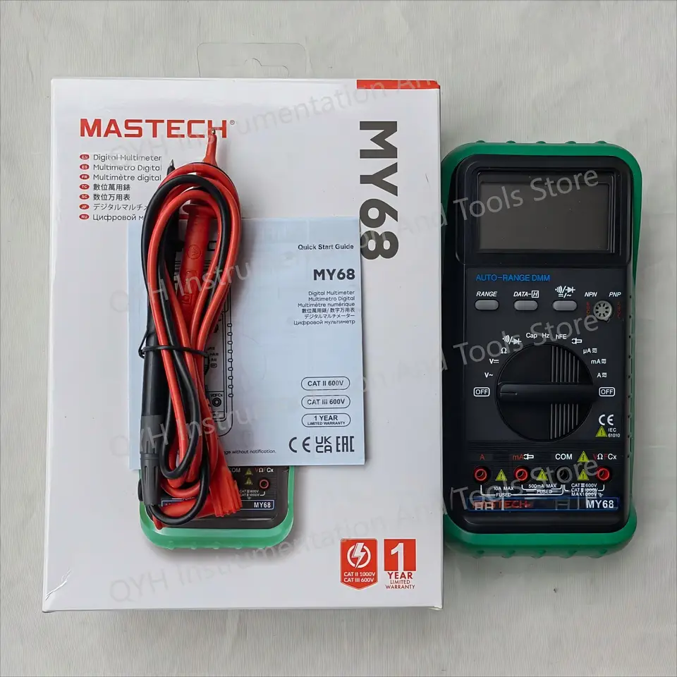 DT9205A AC DC LCD Display Professional Electric Handheld Tester Meter - View #6