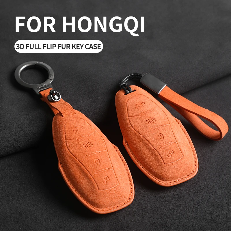 Car Key Case Cover for Hongqi HS5 H5 H9 HS7 H7 L5 HS3 L9 Classic Protection