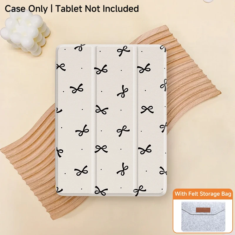 Enhanced Protective Tablet Case with Felt Bag and Pen Holder