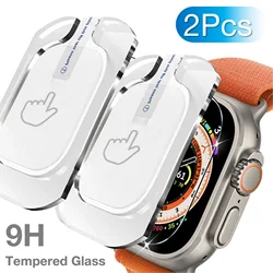 Premium Tempered Glass Screen Protector with Alignment Tool for 49mm Watches - 2 Pack Easy Install (2PCS)
