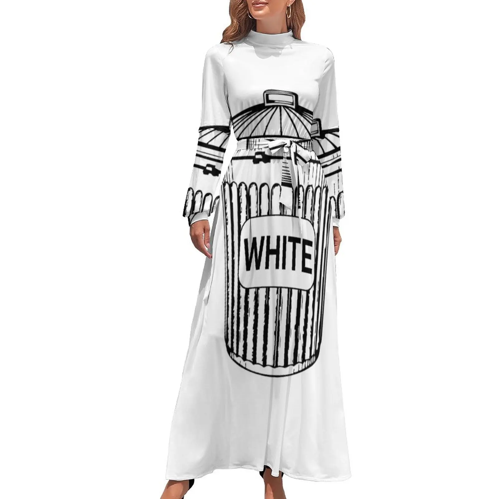 thumbnail image 1 of Vestido largo White Trash vestidos para ocasiones oficiales vestidos de mujer, 1 of 5