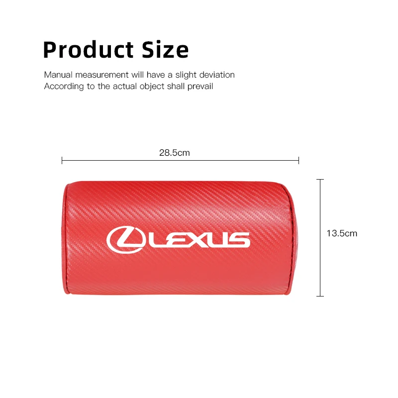 렉서스 카시트 헤드레스트 반원형 헤드 베개, 탄소 섬유, RX330 IS250 Ct200h ES300h RX350 IS300h NX300h 용, 자동차 인테리어