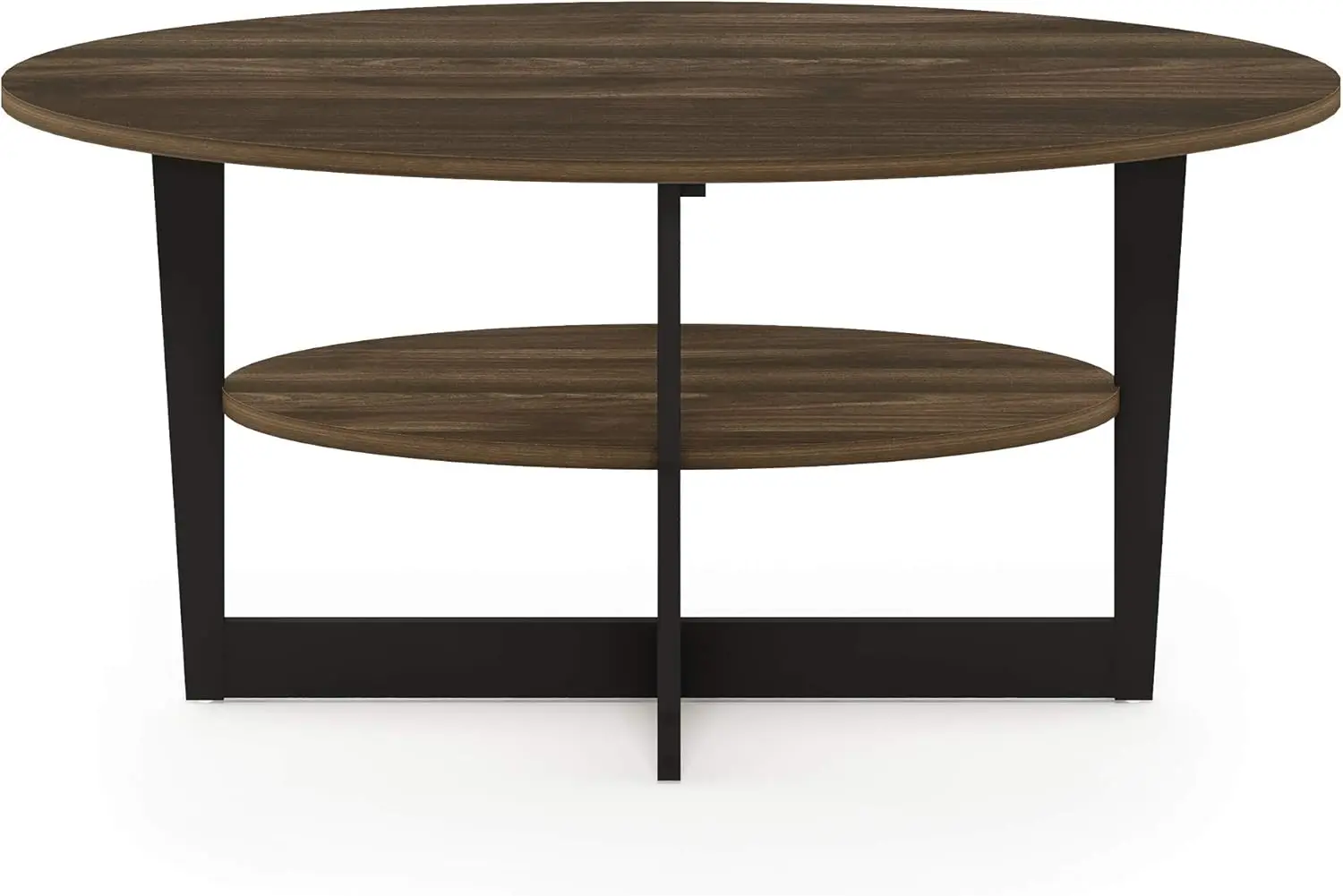 Coffee Table, 1-Pack, Columbia Walnut/Black， living room furniture 4