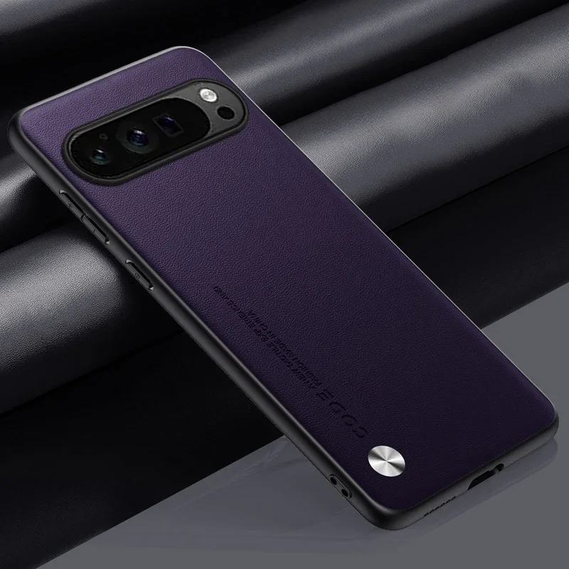 Premium Fashion Leather Shell - Lightweight Anti-Fingerprint & Shockproof Protective Case
