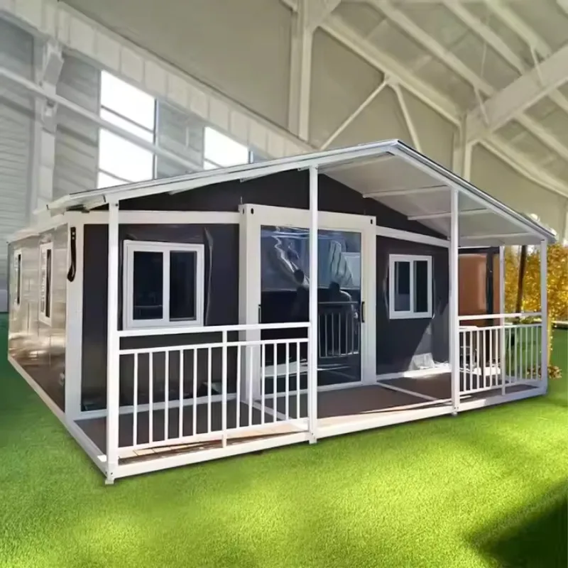 รูปสินค้า บ้านสำเร็จรูปจากตู้คอนเทนเนอร์ 36 ตร.ม. บ้านพับได้ทันสมัย