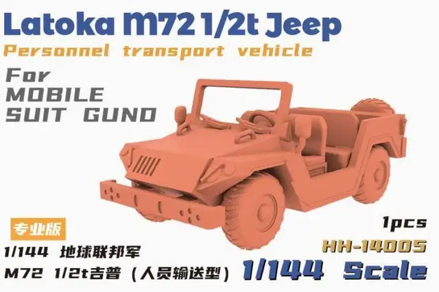 무거운 취미 Latoka M72 1/2t 지프 인력 수송 차량 (기동 GUNO)