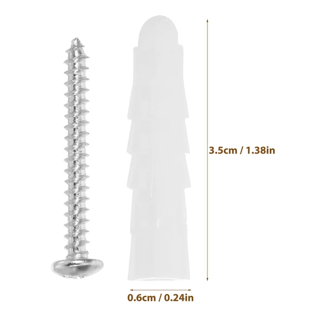 expansion pipe screw wall screws anchors drywall kit