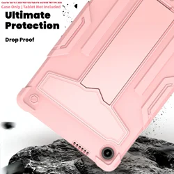 Heavy Duty Shockproof Tablet Case with Kickstand, 10.1 - Inch for 10.1 inch 2025 - T311 (RoseGold)