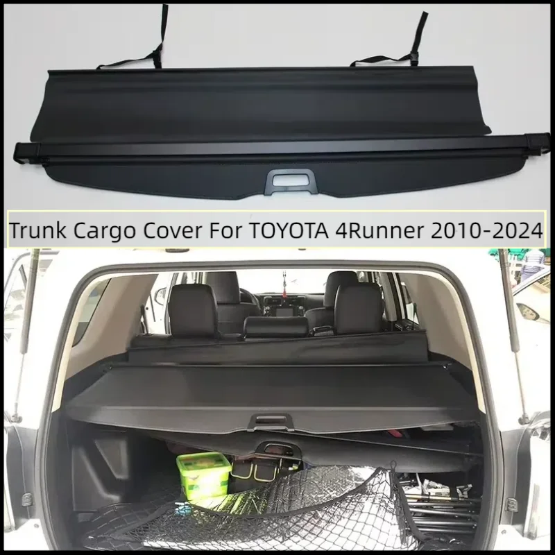 Rear Trunk Cargo Cover For TOYOTA 4Runner 2010- Privacy Screen Boot Tray Security Shield Shade Storage Curtain