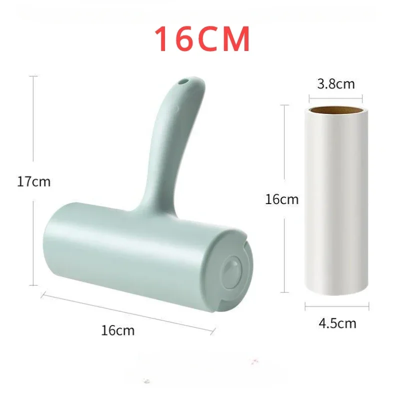 Tearable Roll Paper Sticky Roller Dust Wiper Pet Hair Clothes Carpet Tousle Remover Replaceable Home Cleaning Brush Accessories