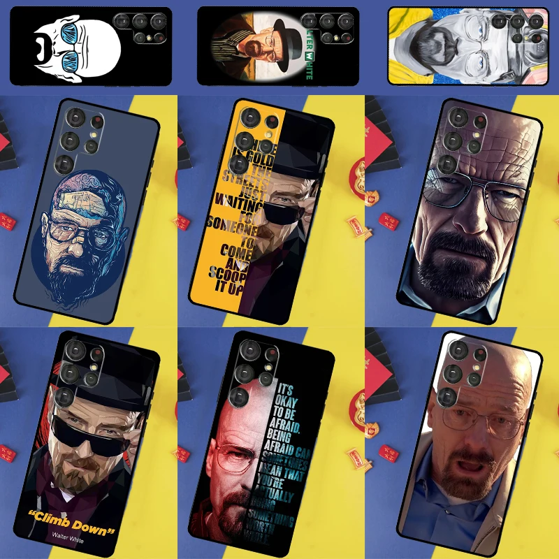Walter White Breaking Bad Phone Case Per Samsung Galaxy S23 S22 Ultra S21 S20 Fe S8 S9 S10 Plus Note 10 20 Ultra Cover