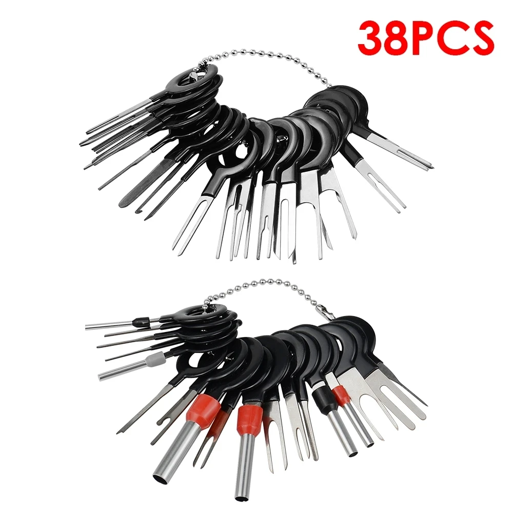 Terminal Removal Kit 3/8/18/38/41pcs Car Terminal Extractor for CarPlug Repair